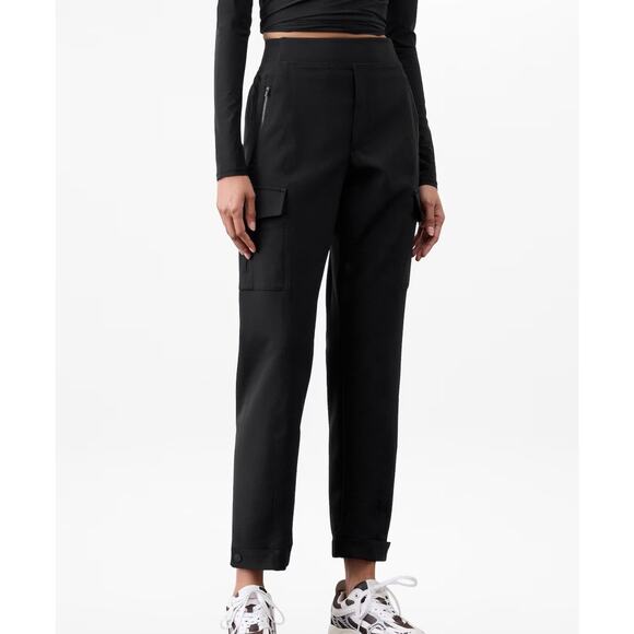 ATHLETA Endless High Rise Cargo Pant Black 0 - Picture 13 of 13